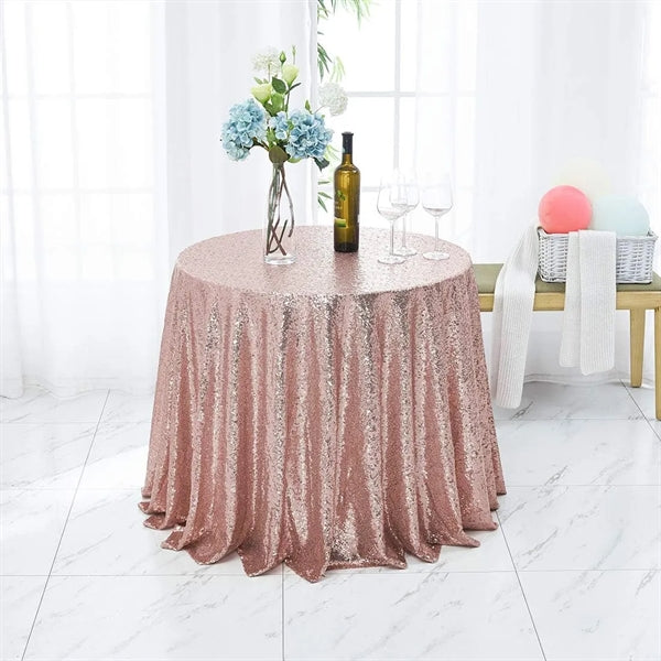 Round Sequin Tablecloth