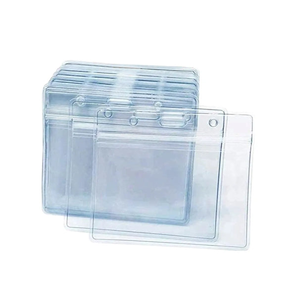 4x3 Horizontal Clear PVC Vaccination Card Sleeves