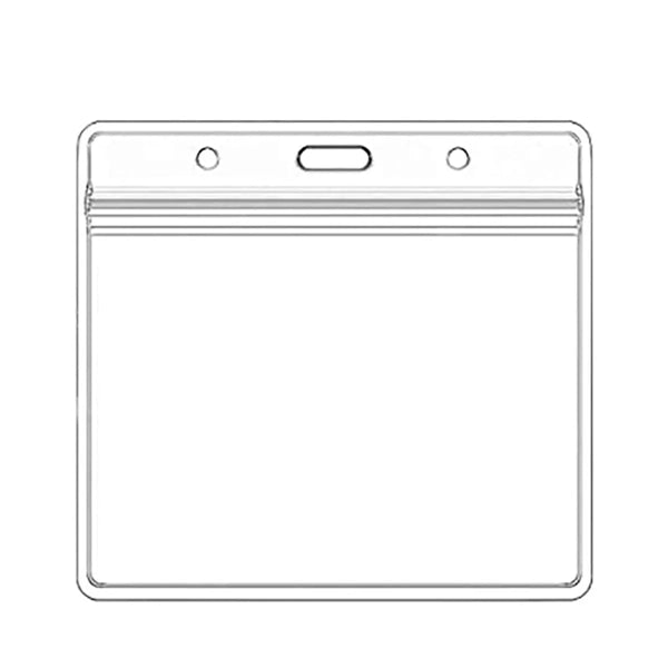 4x3 Horizontal Clear PVC Vaccination Card Sleeves