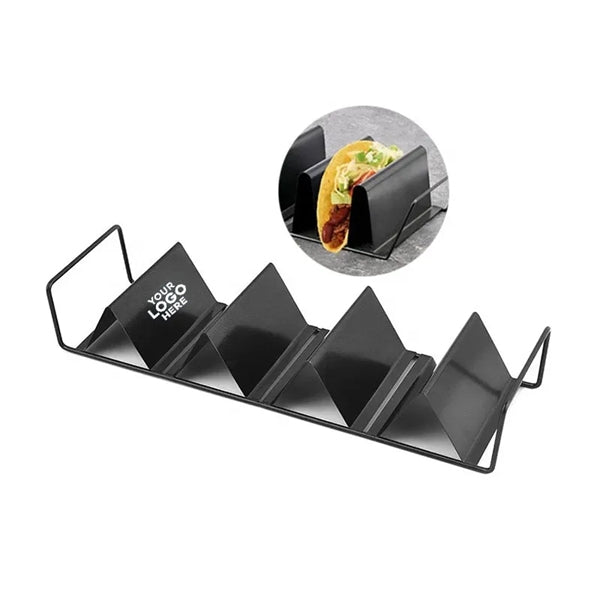 Black Stainless steel Taco Holder Stands with Handles