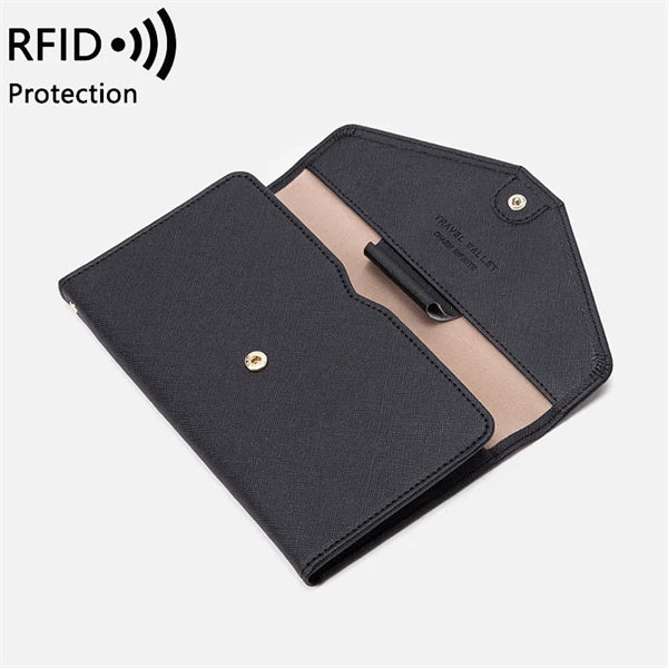Mulitple RFID Passport Holder Travel Wallet