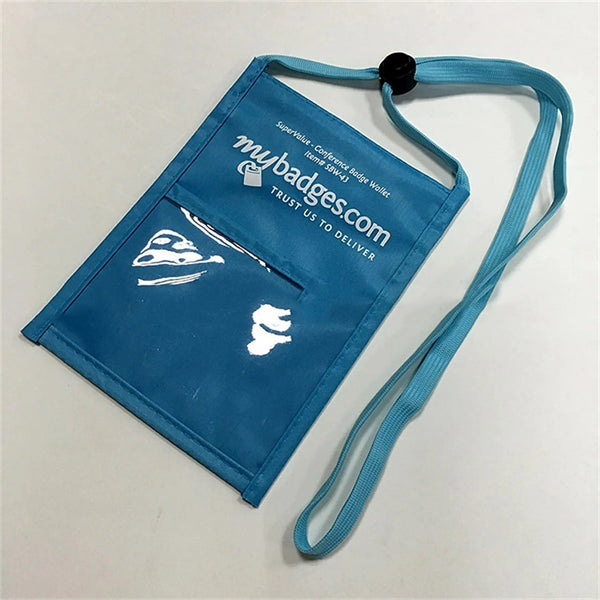 Event Badge Holder Lanyard Neck Wallet