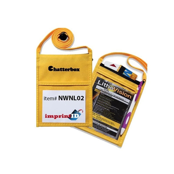 Event Badge Holder Lanyard Neck Wallet