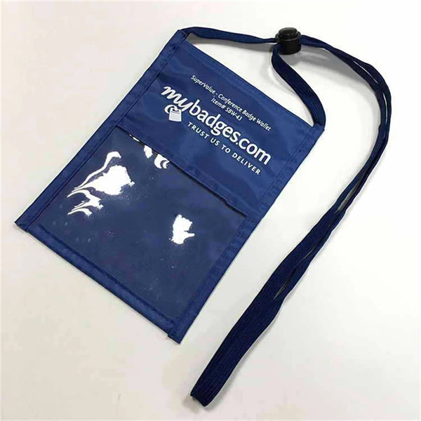 Event Badge Holder Lanyard Neck Wallet