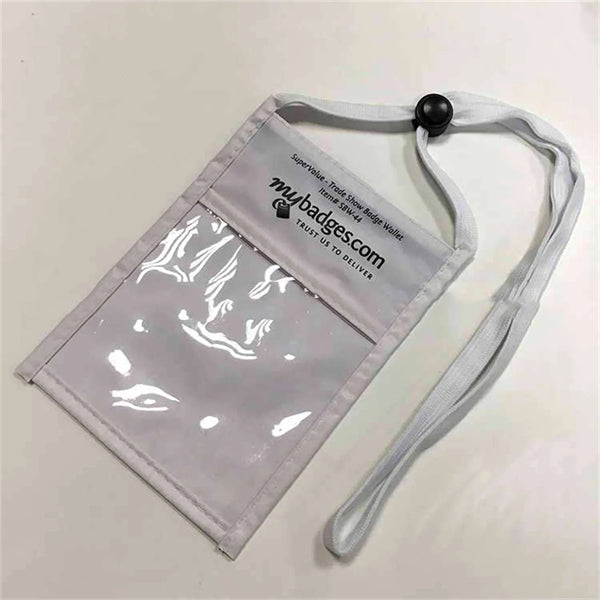Event Badge Holder Lanyard Neck Wallet