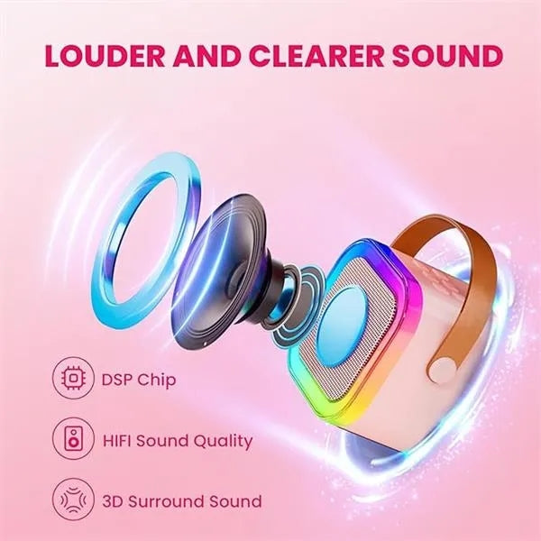 Portable Wireless Speaker With Microphone