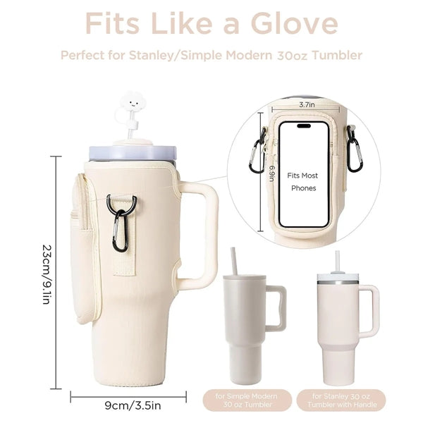 Water Bottle Carrier Bag For 40/30 oz Tumbler