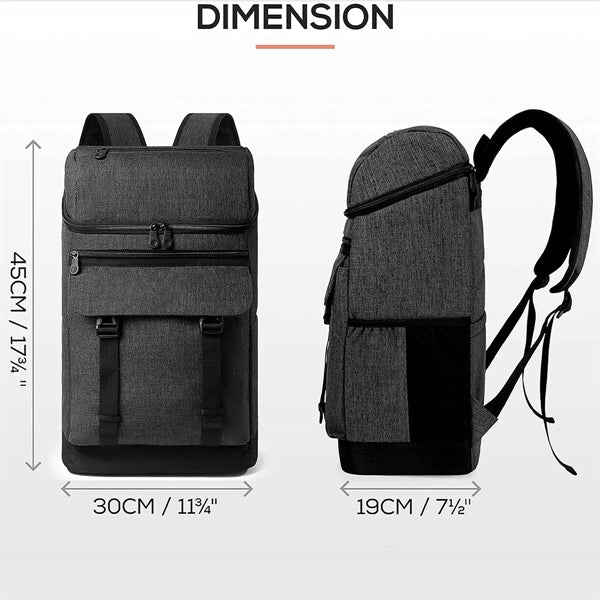 Large Pockets Leakproof Insulated Cooler Backpack