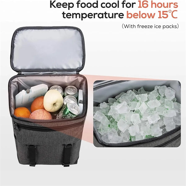 Large Pockets Leakproof Insulated Cooler Backpack