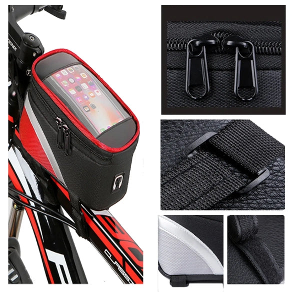 Waterproof Oxford Cloth Touch Screen Bicycle Handlebar Bag