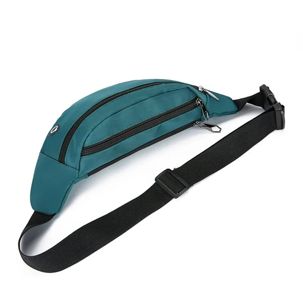 Nylon Outdoor 2 Zippered Fanny Pack