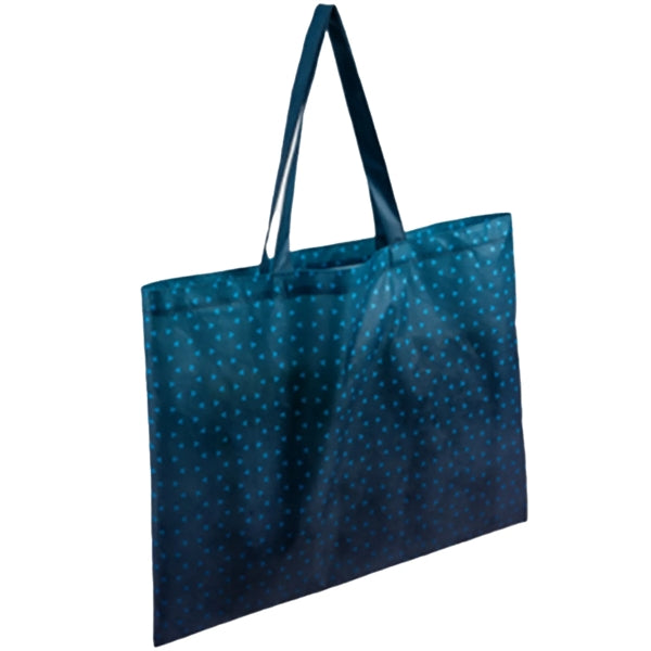 Sublimated PET Non-Woven Flat Convention Tote Bag 18" x 14"