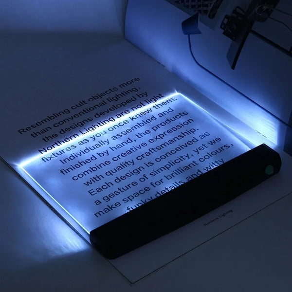 Portable LED Flat Reading Light Bookmark,Study Night Lamp