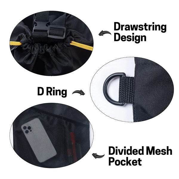 Hanging Car Trash Bag with Waterproof Leak proof Lining