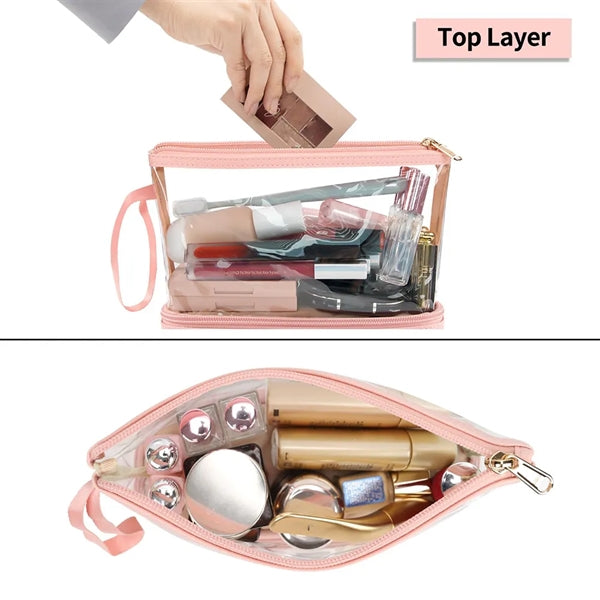 Waterproof Clear Makeup Toiletry Bag for Travel