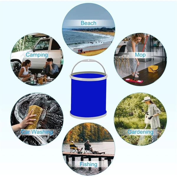 Collapsible Bucket with Handle Water Storage Container