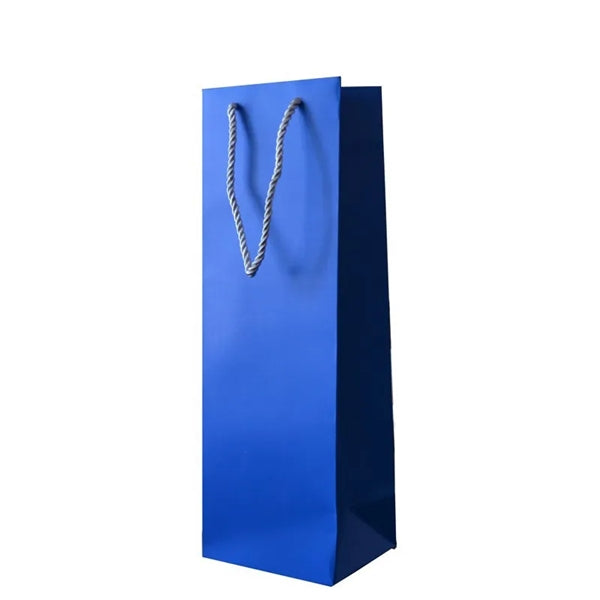 Single Bottle Wine Paper Tote Bag