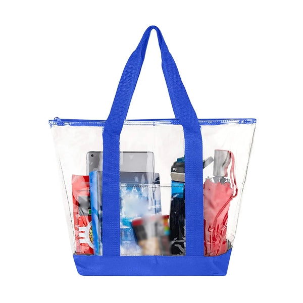 Clear PVC Shoulder Tote Bag