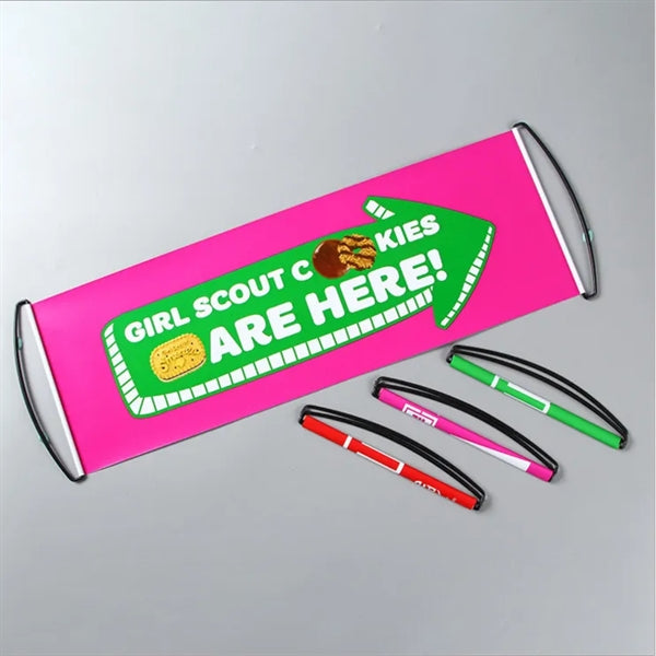 Self-Retractable HandHeld Roller Banner