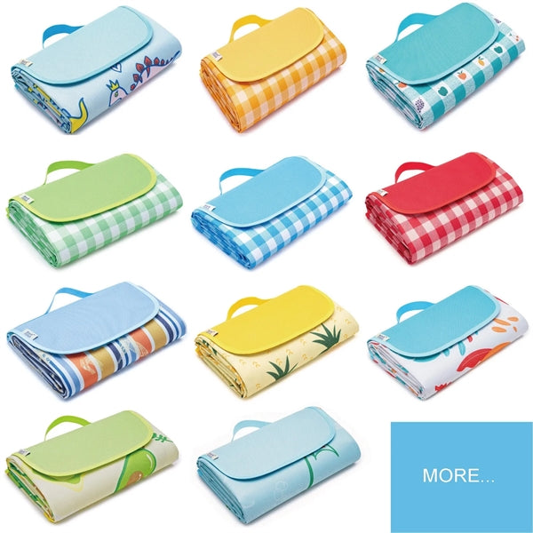 Large Picnic Blanket Water-Resistant Mat Tote