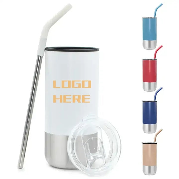 16oz Travel Tumbler With Straw