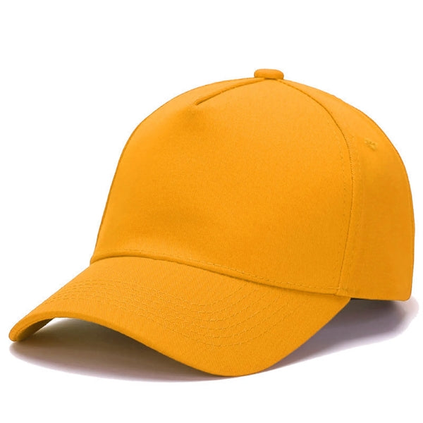 Five Panels Cotton Sunshade Baseball Cap