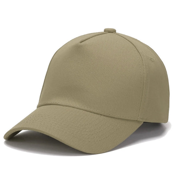 Five Panels Cotton Sunshade Baseball Cap