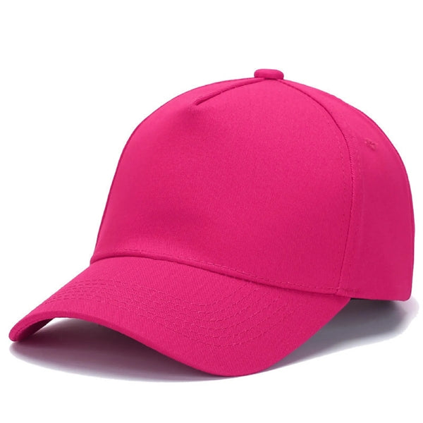 Five Panels Cotton Sunshade Baseball Cap