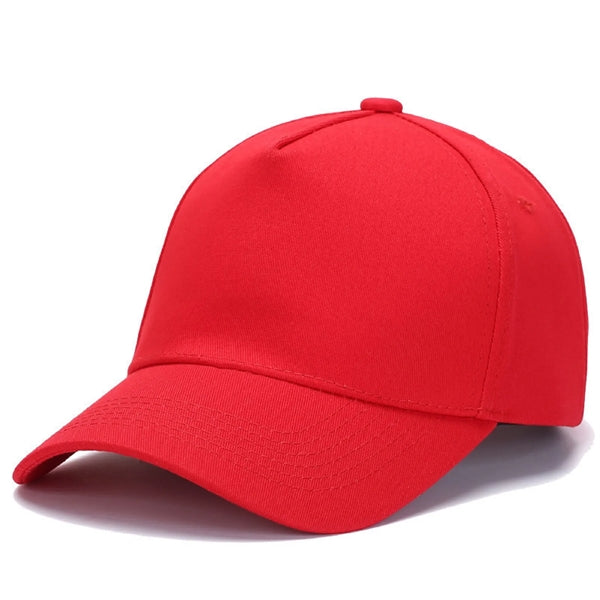 Five Panels Cotton Sunshade Baseball Cap
