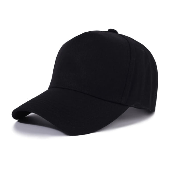 Five Panels Cotton Sunshade Baseball Cap