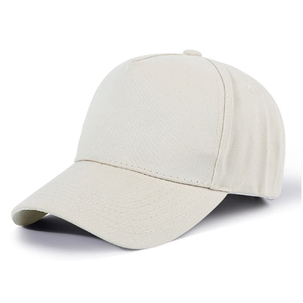 Five Panels Cotton Sunshade Baseball Cap
