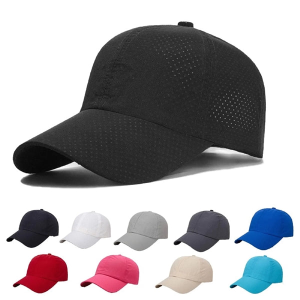 Multi Panels Quick Dry Performance Sport Baseball Cap