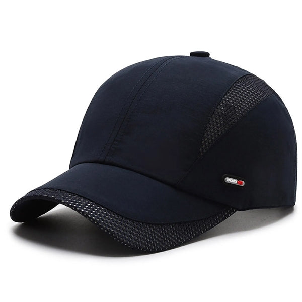 Multi Panels Curved Brim Baseball Cap with Mesh