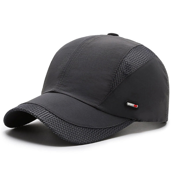 Multi Panels Curved Brim Baseball Cap with Mesh