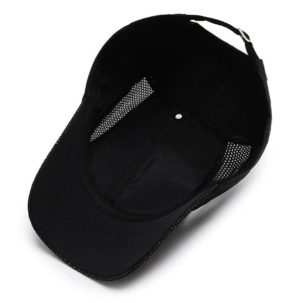 Multi Panels Curved Brim Baseball Cap with Mesh