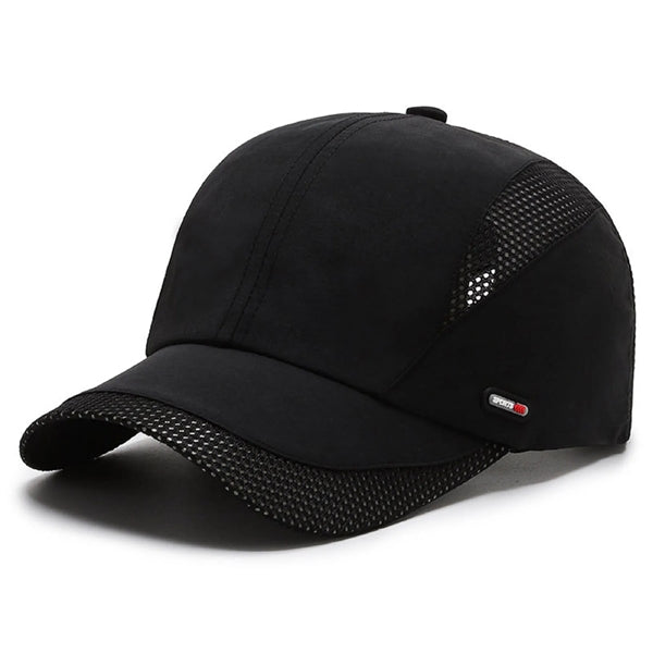 Multi Panels Curved Brim Baseball Cap with Mesh