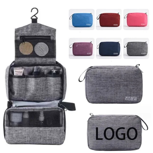 Hanging Hook Travel Toiletry Bag Folding Wash Pocket