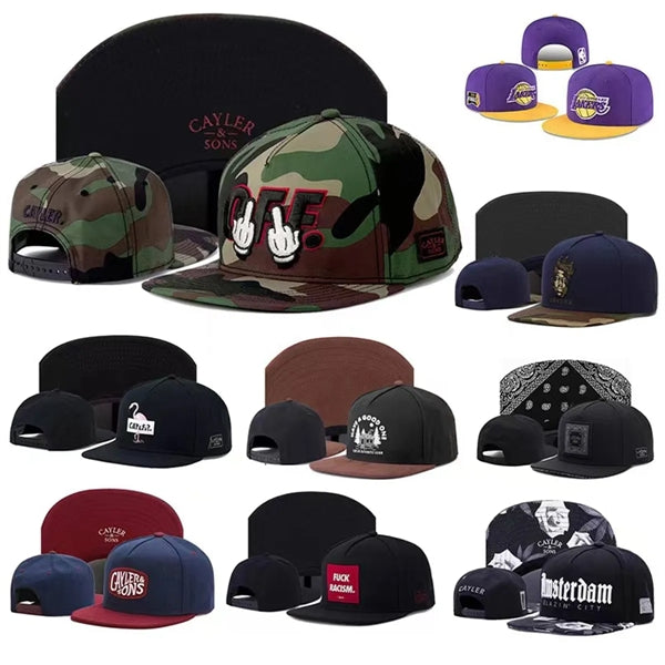 5 Pack Fashion Adjustable Comfortable Light Snapback Hat