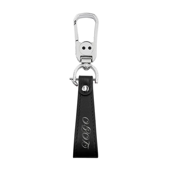 Pu Leather Keychain With Clip Hook For Keys