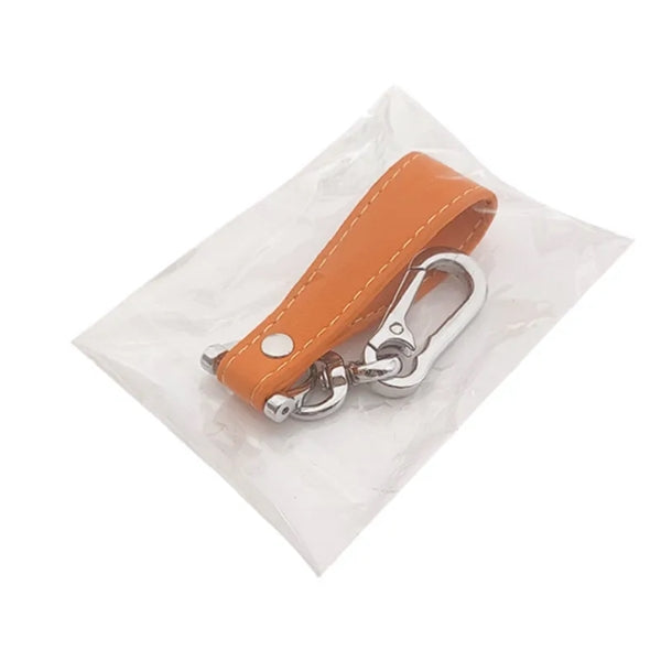 Pu Leather Keychain With Clip Hook For Keys