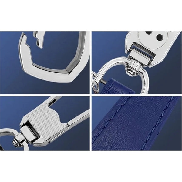 Pu Leather Keychain With Clip Hook For Keys