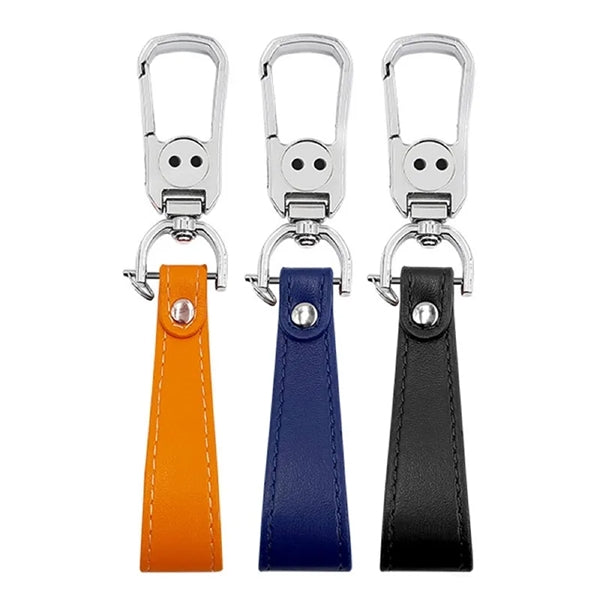 Pu Leather Keychain With Clip Hook For Keys