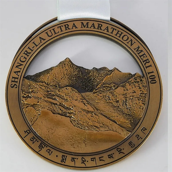 Metal Customed Awards Medals With Neck Ribbon