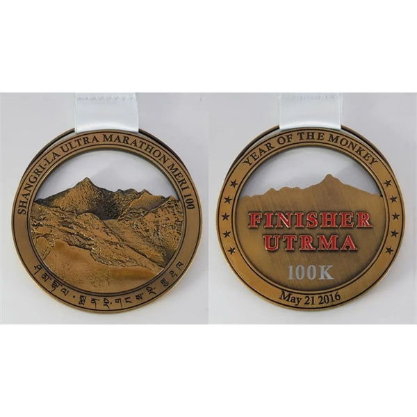 Metal Customed Awards Medals With Neck Ribbon