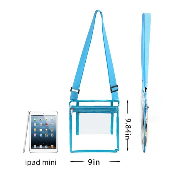 Clear Crossbody Bag Purse for Outdoors Travel