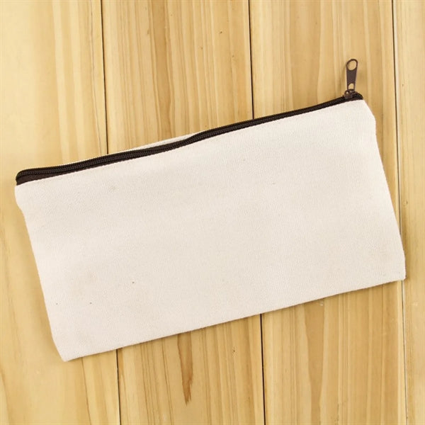 DIY Canvas Pencil Case Makeup Bags