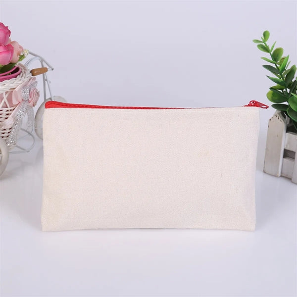 DIY Canvas Pencil Case Makeup Bags