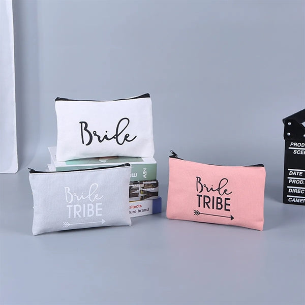DIY Canvas Pencil Case Makeup Bags