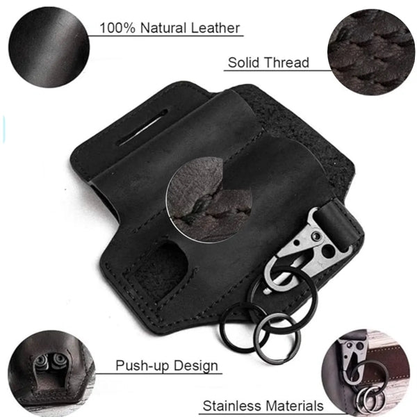 5 Pcs Durable Stylish Leather Multitool Belt Sheath