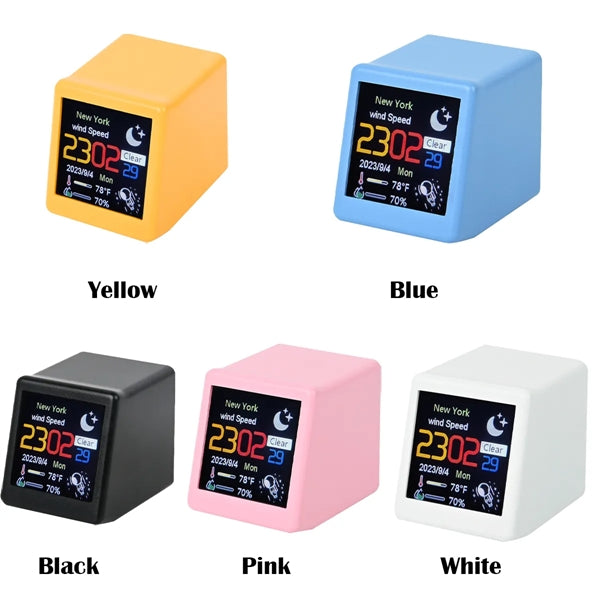 Smart Digital WiFi LCD Display Weather station Alarm Clock